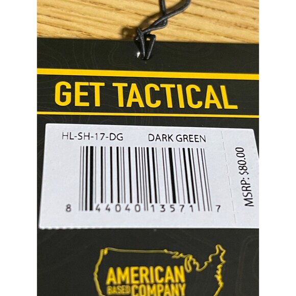 Highland Tactical Barrage MOLLE Shoulder Bag With Multiple Pockets Dark Green - Picture 9 of 12